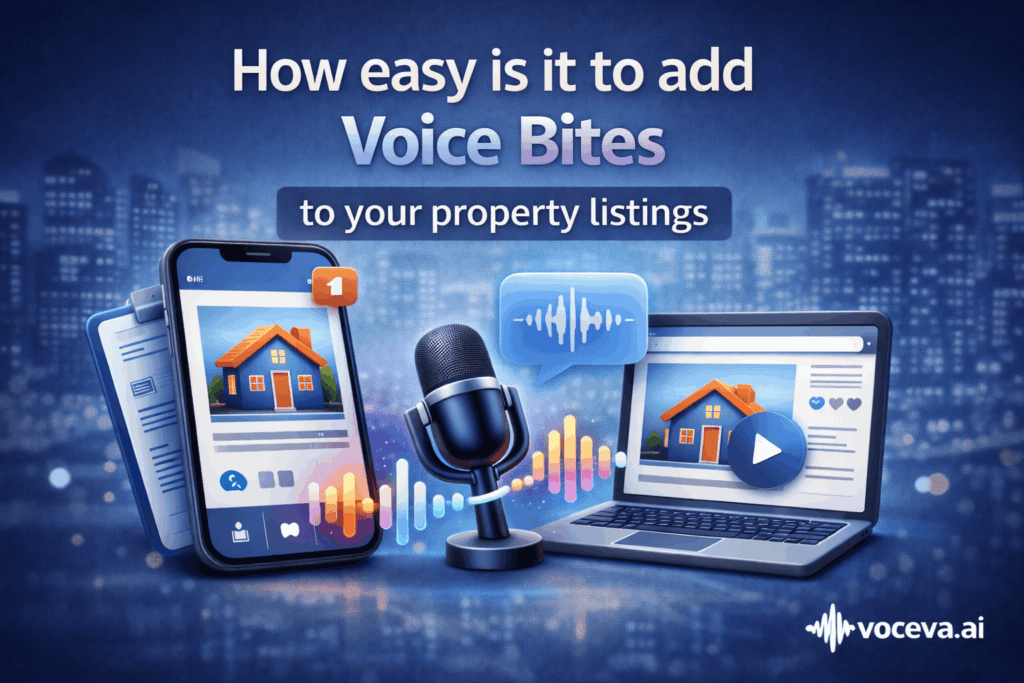 How easy is it to add Voice Bites to your property listings